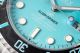 Swiss Copy Rolex DiW Submariner 'PARAKEET' Turquoise blue Carbon Bezel watch Cal.3135 Movement (5)_th.jpg